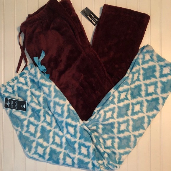 various Other - Lot of 2 pair ladies XL velvety soft lounge pants